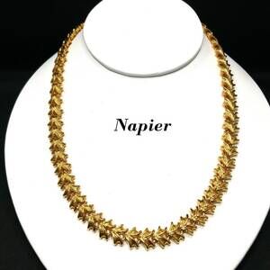 Vintage Napier Gold Plated Necklace, 18" , 1980s